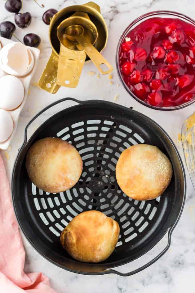 How To Make Air Fryer Cherry Pie Donuts