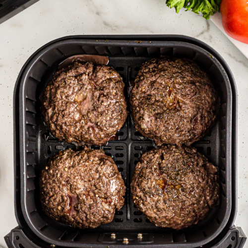 How To Make Frozen Hamburgers In The Air Fryer - Fork To Spoon