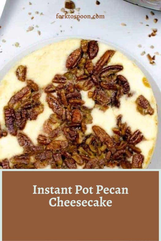 Instant Pot Pecan Cheesecake