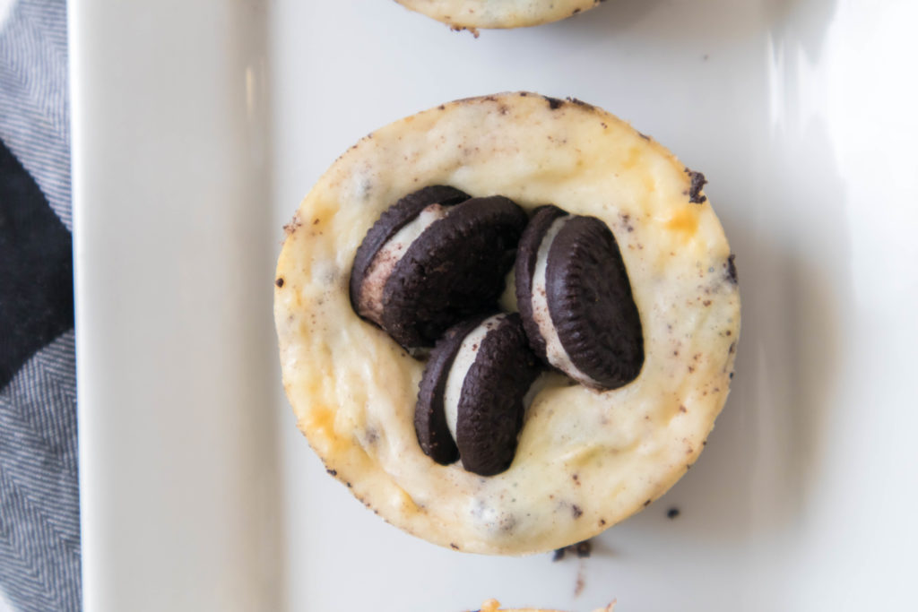 Mini Oreo Cheesecakes