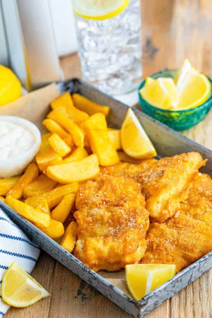 Air Fryer Fish and Chips - Ninja Foodi Fish and Chips Recipe