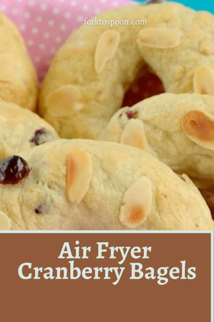 Air Fryer Cranberry Bagels