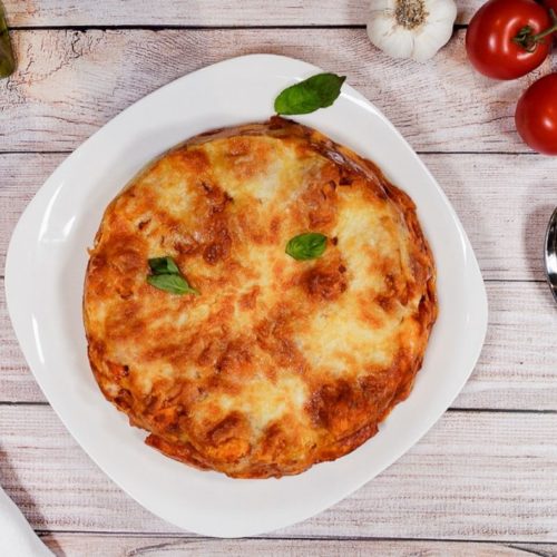 Air Fryer Bubble-Up Pizza Bake - Fork To Spoon