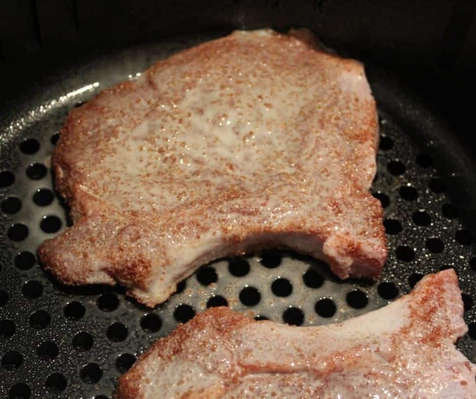 Air Fryer BBQ Pork Chops