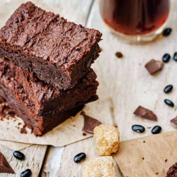 Chocolate Fudge Air Fryer Brownies - Fork To Spoon