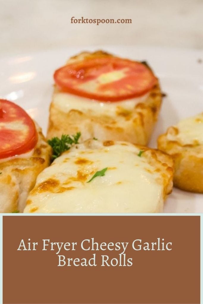Air Fryer Cheesy Garlic Bread Rolls