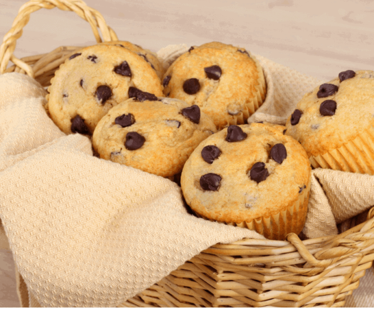 Air Fryer Chocolate Chip Muffins Fork To Spoon
