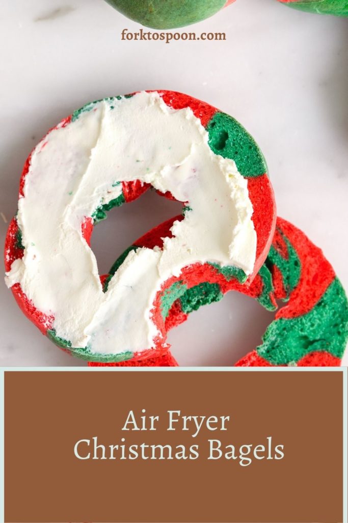 Air Fryer Christmas Bagels