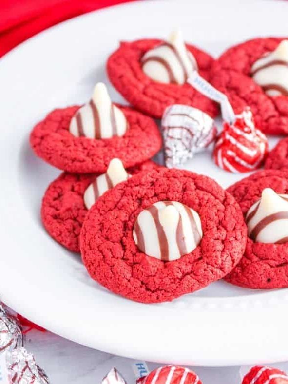 Air Fryer Red Velvet Cake Mix Cookies Fork To Spoon