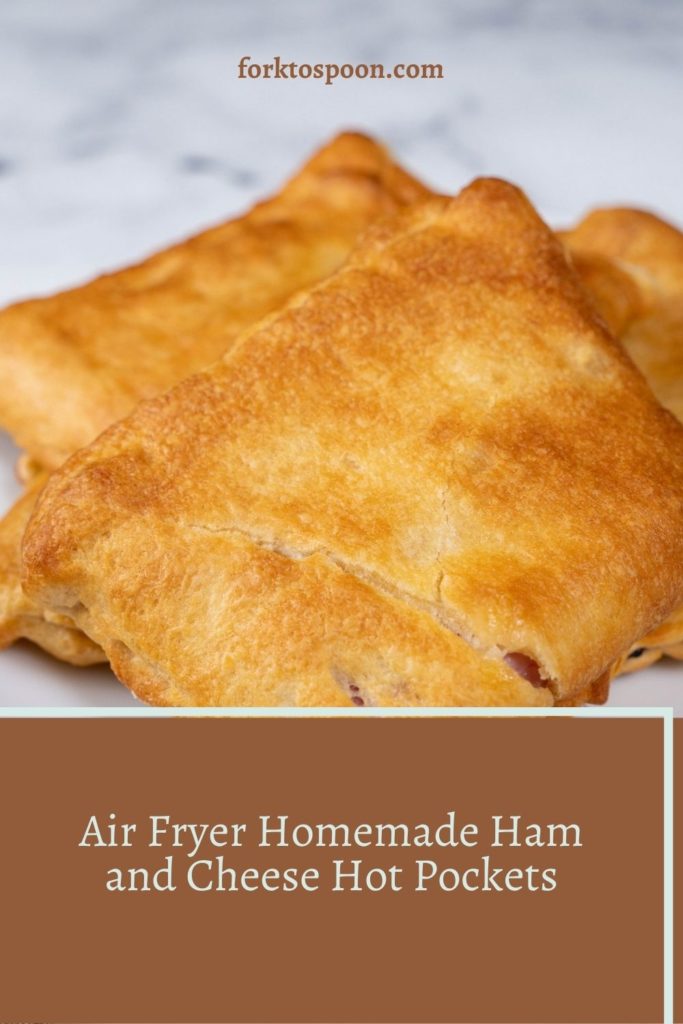 Air Fryer Homemade Ham and Cheese Hot Pockets