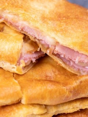 Air Fryer Homemade Ham and Cheese Pockets