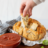 Air Fryer Mozzarella Pizza Bread