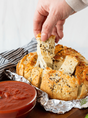 Air Fryer Mozzarella Pizza Bread