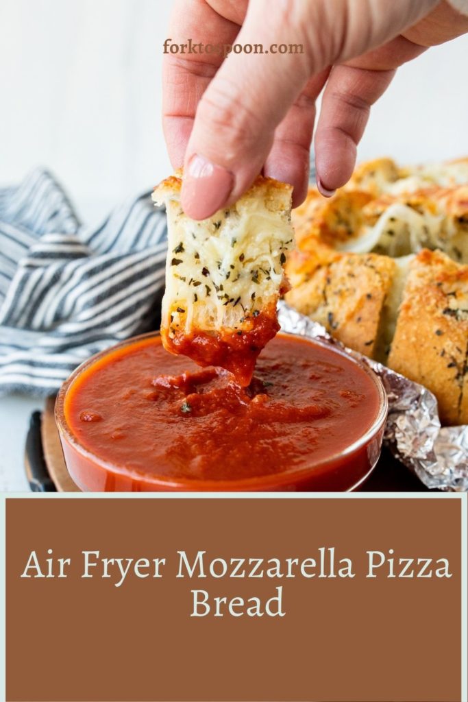 Air Fryer Mozzarella Pizza Bread