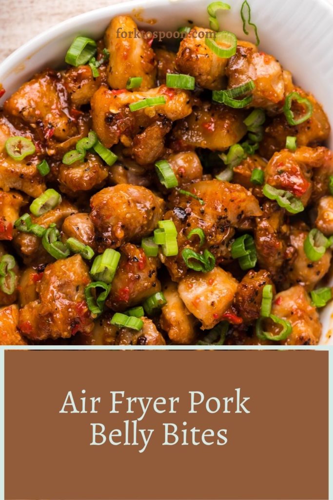 Air Fryer Pork Belly Bites