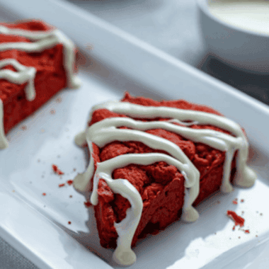 Air Fryer Red Velvet Scones