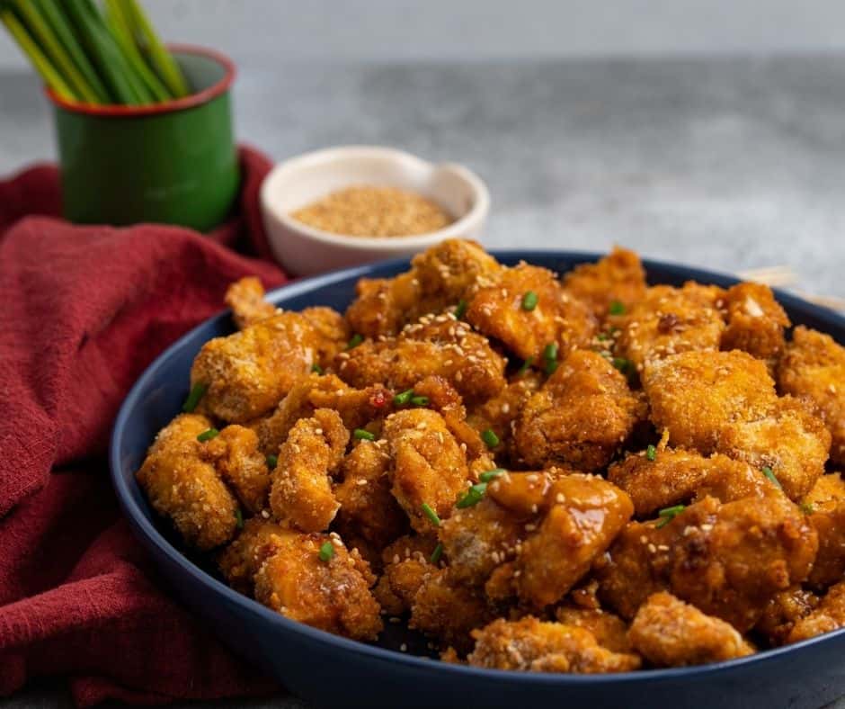 Air Fryer Sweet Chili Chicken Bites