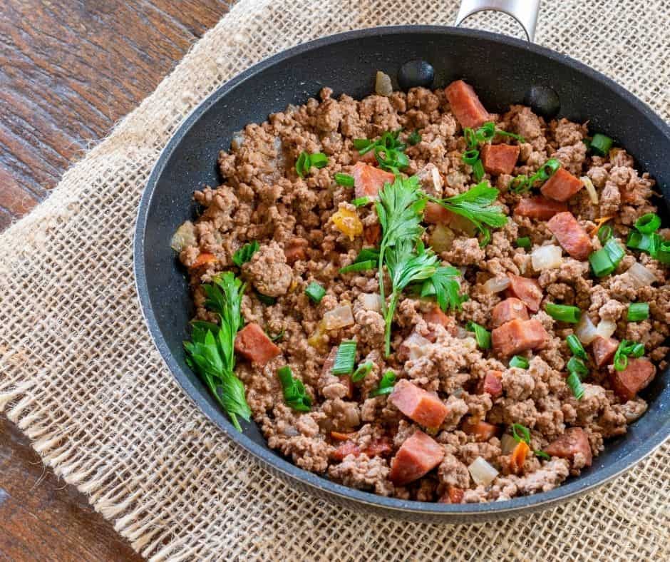 How To Cook Ground Beef In The Air Fryer - Fork To Spoon