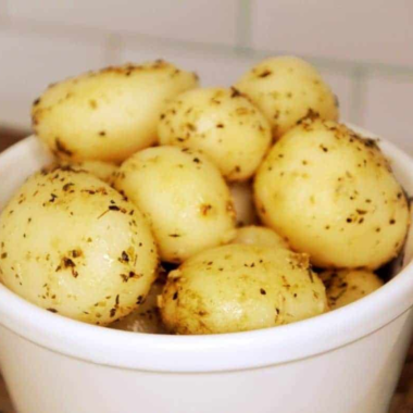 Air Fried Canned Potatoes