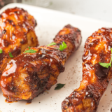 Craving juicy, crispy chicken with a smoky BBQ twist? Try these Air Fryer BBQ Chicken Legs – quick, easy, and packed with flavor!