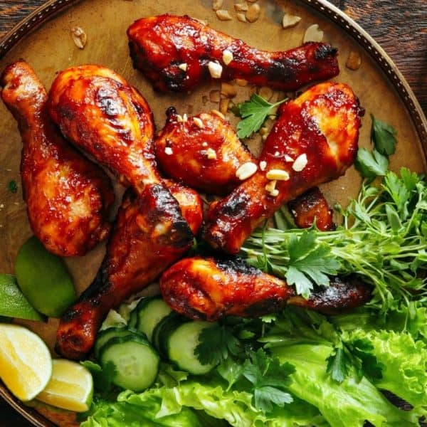 Air Fryer BBQ Chicken Legs - Fork To Spoon