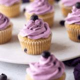 Air Fryer Blueberry Cupcakes