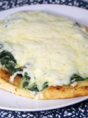 Air Fryer Florentine Flat Bread Pizza