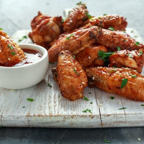 Air Fryer Fried Chicken Wings Fork To Spoon