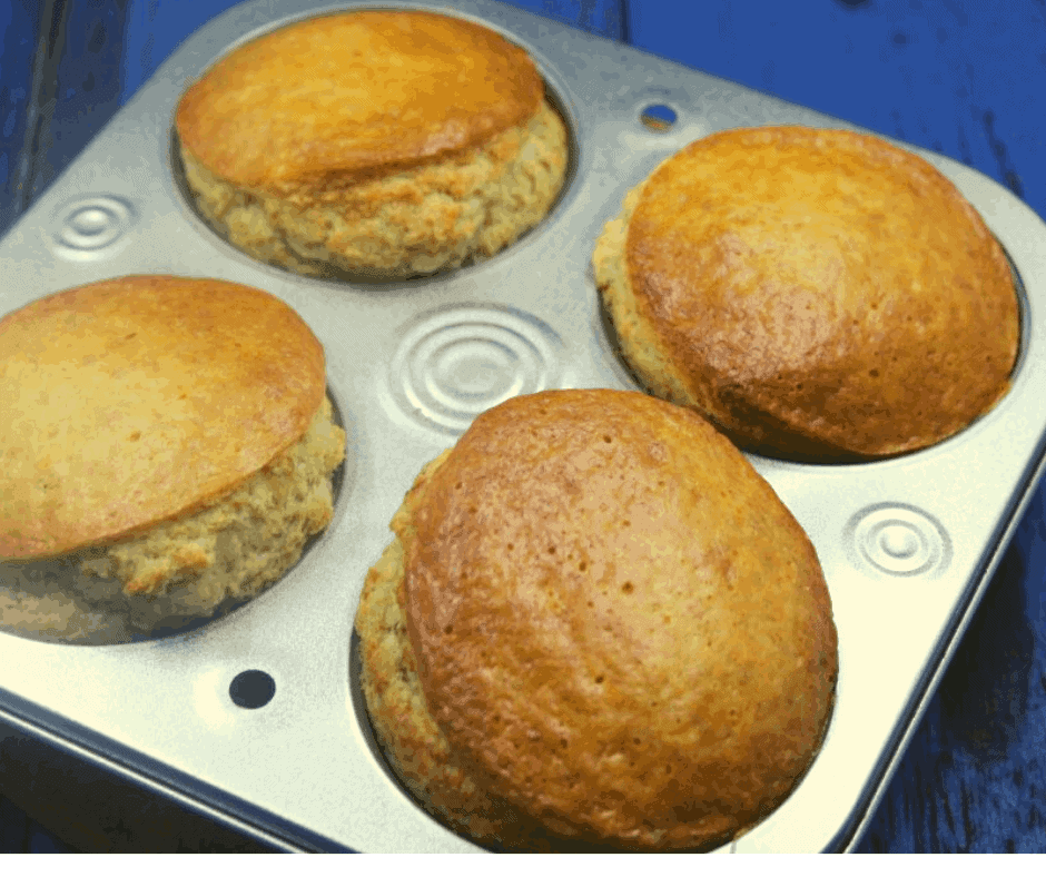 Air Fryer Jiffy Banana Muffins