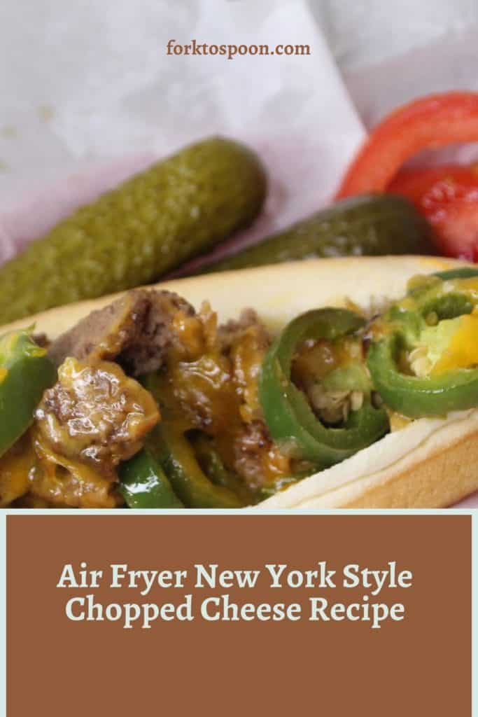 Looking for a fun and easy recipe to make in your air fryer? Then you'll love this New York Style Chopped Cheese! It's simple to prepare and tastes great. Plus, it's perfect for parties or any get-togethers. So give this recipe a try today and enjoy the deliciousness!