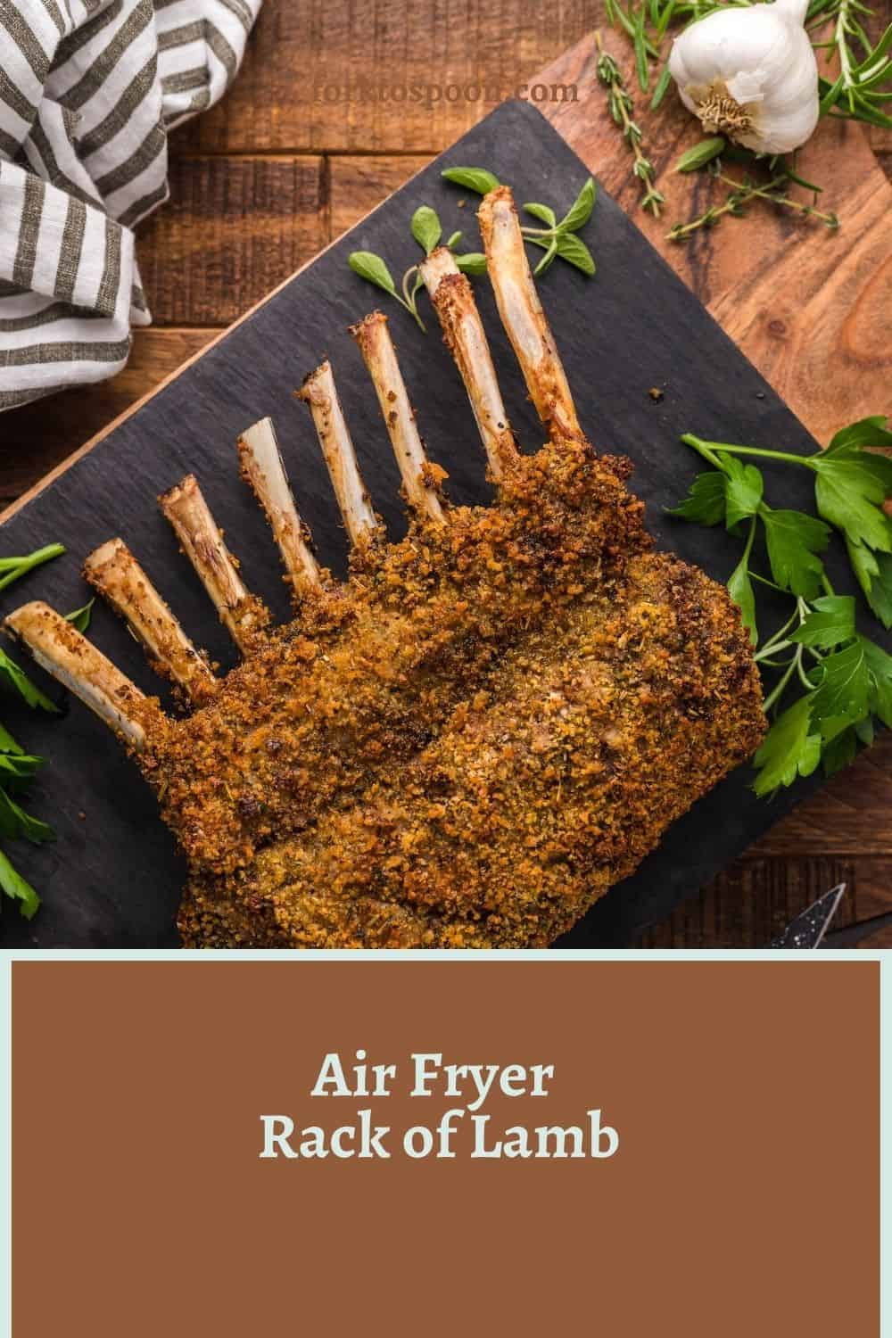How To Make Air Fryer Lamb Rack - Fast Food Bistro