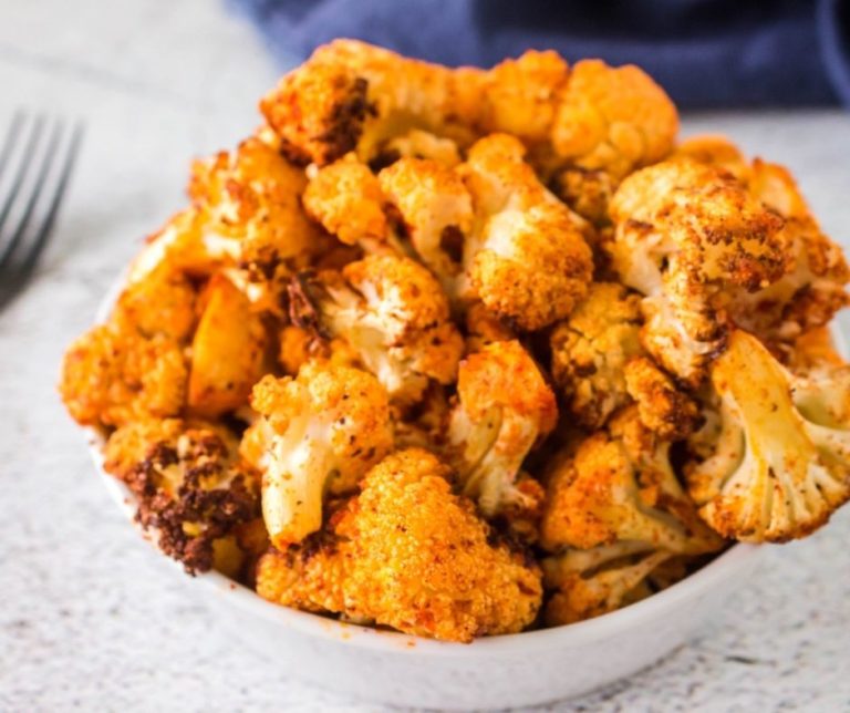 Air Fryer Roasted Cauliflower Fork To Spoon 7333