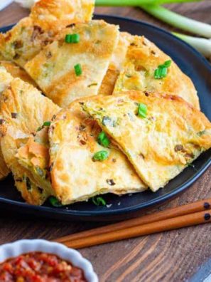 Air-Fryer-Scallion-Pancakes