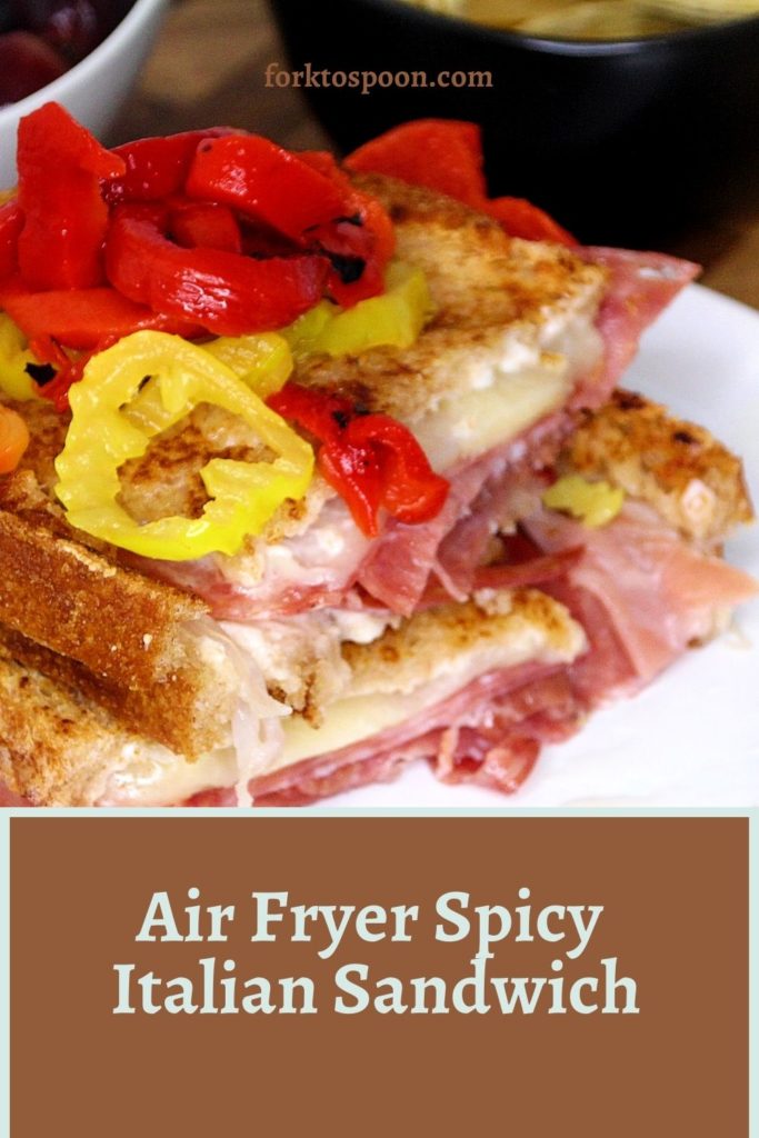 Air Fryer Spicy Italian Sandwich