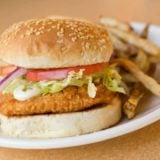 Air Fryer Chicken Patty Sandwiches