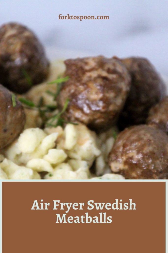 Air Fryer Swedish Meatballs