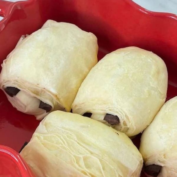 Air Fryer Trader Joe’s Chocolate Croissants Fork To Spoon