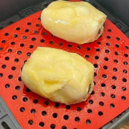 Air Fryer Trader Joe’s Chocolate Croissants Fork To Spoon