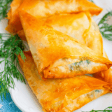 Easy Air Fryer Spanakopita Recipe (Greek Spinach Pie)