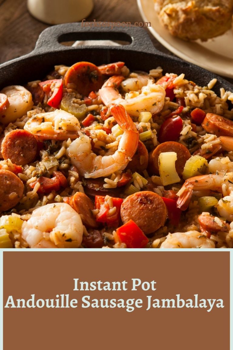 Instant Pot Andouille Sausage Jambalaya Fork To Spoon