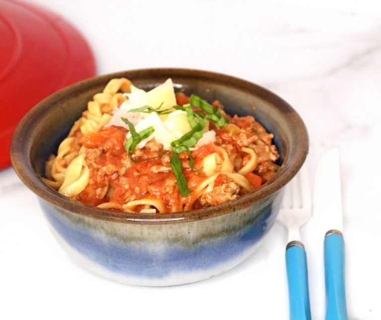 Instant Pot Dutch Oven Bolognese Sauce Fork To Spoon