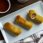 AIR FRYER FRENCH TOAST AND SAUSAGE ROLL-UPS