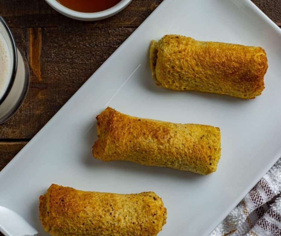 Air Fryer French Toast And Sausage Roll-Ups