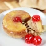 Air Fryer Pineapple Upside-Down Cake for Two