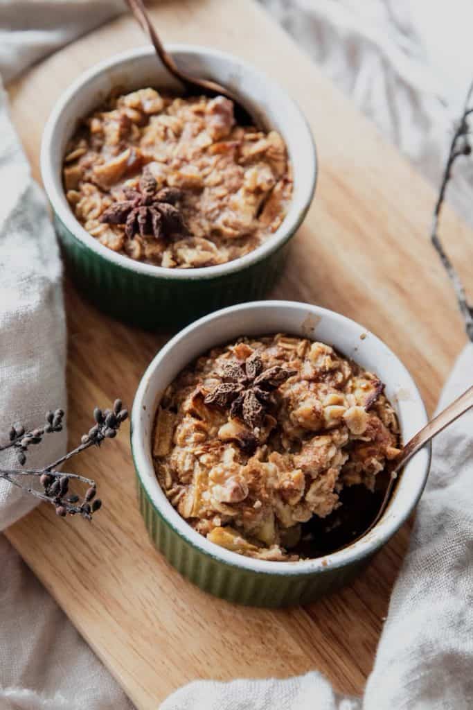 Air Fryer Apple Pie Baked Oatmeal