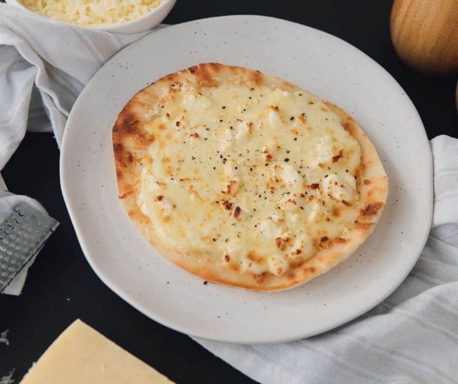 How To Make Air Fryer Panera Copycat Four Cheese Flatbread