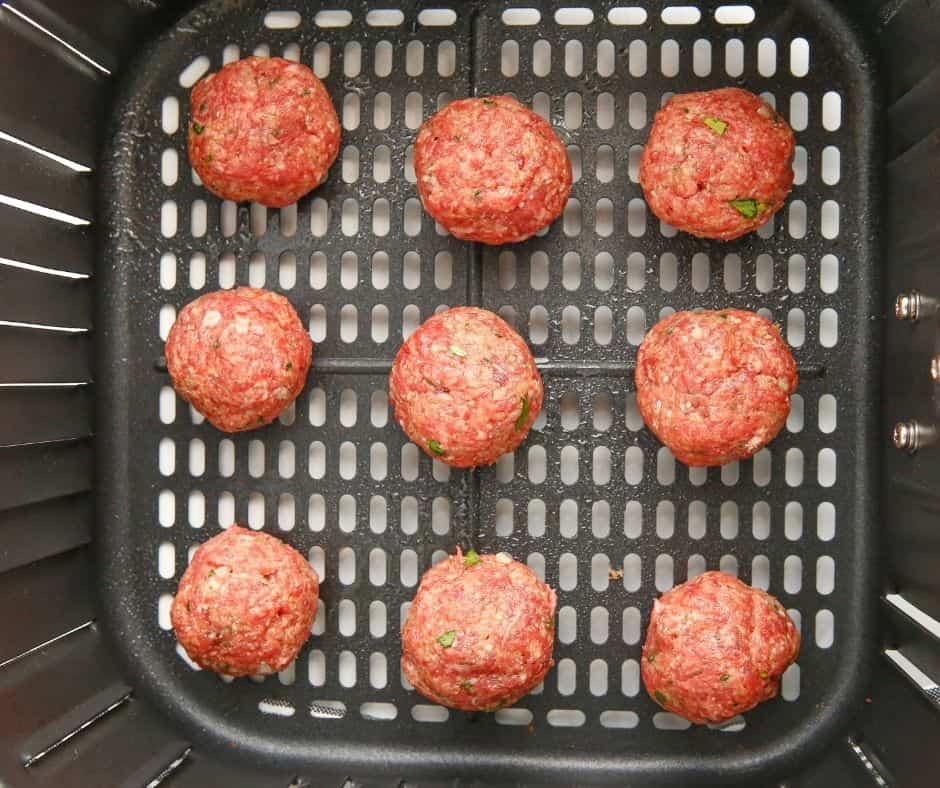 Air Fryer Blue Cheese Meatballs