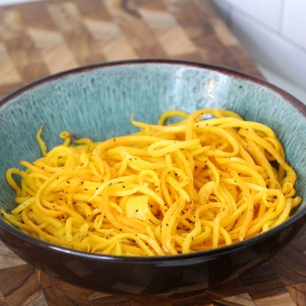 Air Fryer Butternut Squash Noodles Fork To Spoon