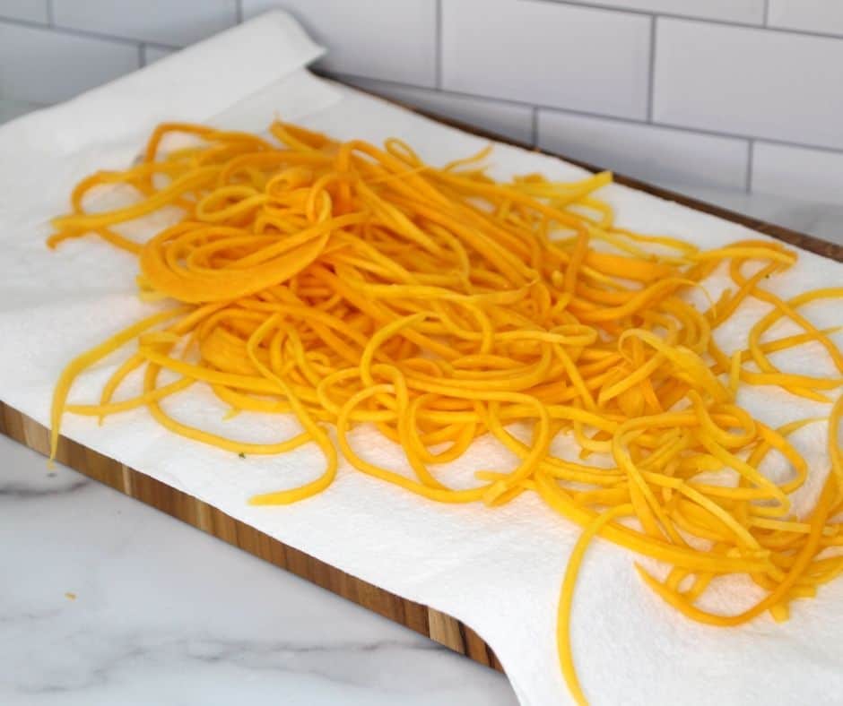 How To Make Air Fryer Butternut Squash Noodles