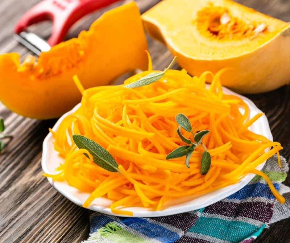 Ingredients Needed For Air Fryer Butternut Squash Noodles
